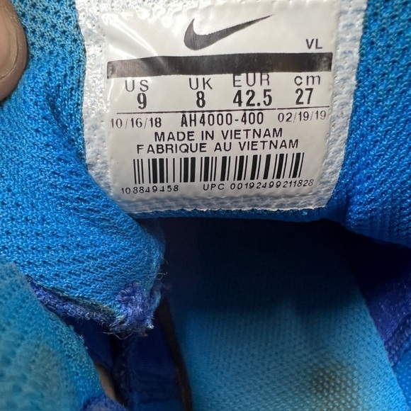 Nike Force Savage Pro 2 Blue White Football Cleats AH4000-400 Men Size 9 ?